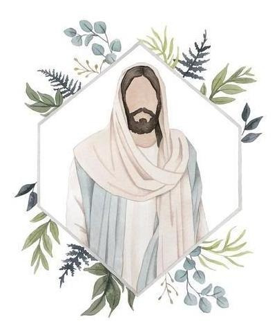 Vinilo Decorativo 50x75cm Jesus Cristo Color Moderno M1