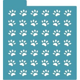 Stencil Mini Paws - Planilla Decorativa Reusable