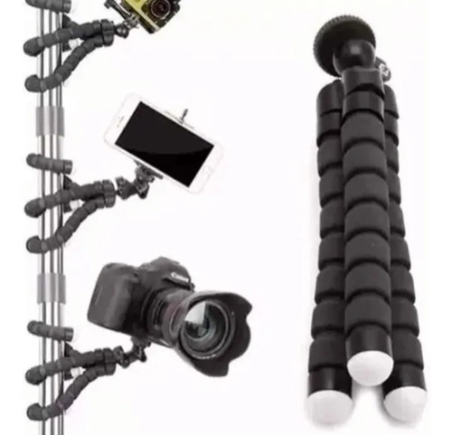 Mini Tripe P/ Celular Câmera E Web Cam Flex Pod Youtuber