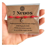 Set 2 Pulseras/tobilleras 7 Nudos Con Medalla San Benito 