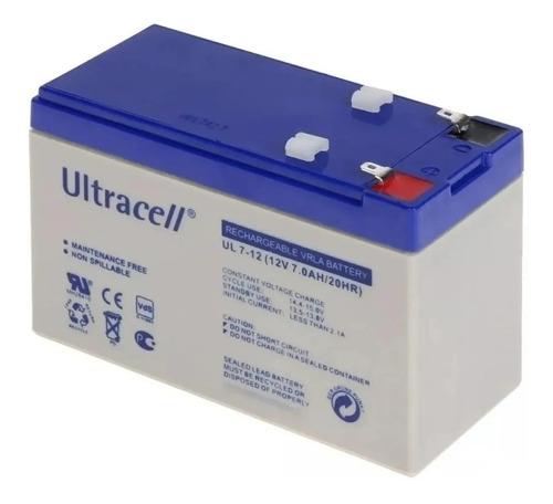 Bateria 12 7 Pack X2 Unidades Ultracell Keypower Original