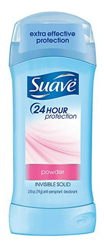 Suave Deodorant 2,6 Onza 24hr Powder Invisible Solid (76ml) 