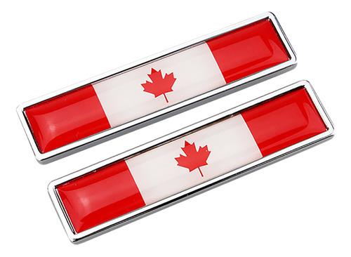 Adhesivo Con El Emblema De La Bandera Canadiense, Diseño De