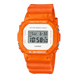 Reloj Para Mujer G-shock Dw-5600ws-4dr Naranja