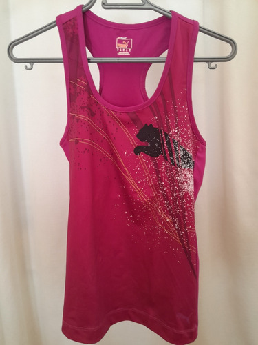 Musculosa Deportiva De Lycra Talle L Puma Color Rosa