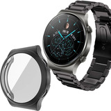 Correa De Eslabones + Case Para Huawei Watch Gt 2 Pro