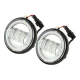 Faros Auxiliares C/ojo Cromo Harley Chooper 4.5 Sin Carcasa