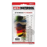 Kit 15 Moscas Fly Waterdog Premium Truchas Streamers N°8