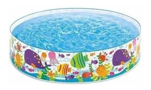 Piscina Infantil 1000 Litros Ocean Play Intex Cor Colorido