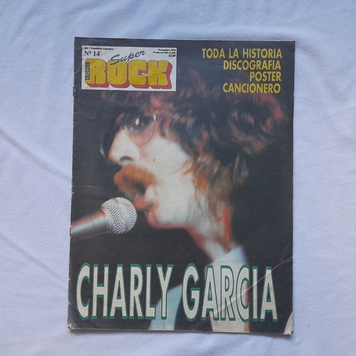 Revista Super Rock Especial Charly Garcia, Poster Cancionero