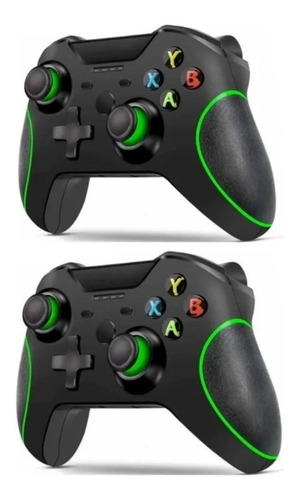 Kit 2 Controles Compatível Xbox One Series E Pc C/ Fio Ofert