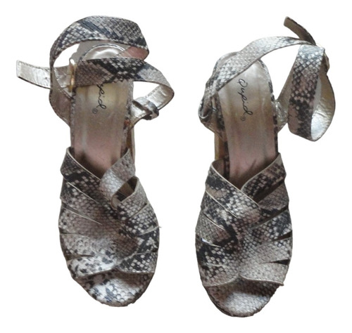 [usados] Divinos Tacones Qupid Animal Print 