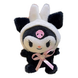 Llavero Peluche Kuromi Disfraz Conejito Con Arnés 16 Cm