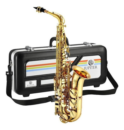 Sax Alto Jupiter Jas 500 Gl Gold Lacquer