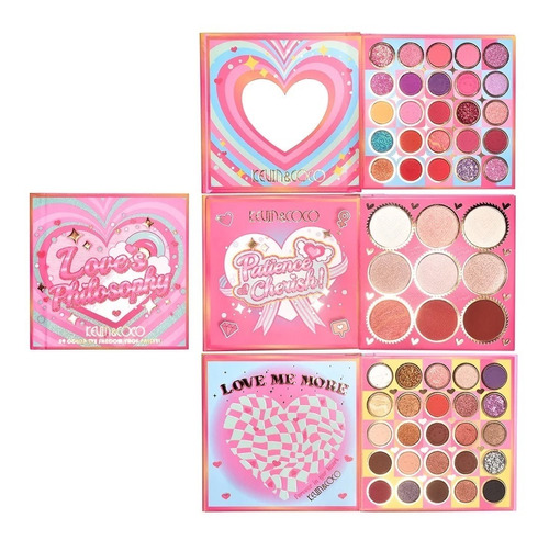 Paleta De Sombras Love 59 Colores Kevin & Coco