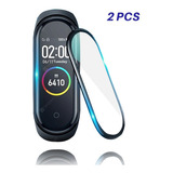 Kit 2 Películas 20d Xiaomi Mi Band 4 Top Borda Curvada 