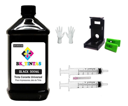 500ml Tinta Para Hp Compatível Impressoras 2376 2776 667 664