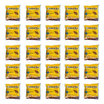 Cebo Raticida Biochem Control Rat 25g Ratas Interiores Exteriores | Envío gratis