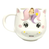 Taza De Cerámica Para Café  Y Té De Unicornio En 3d