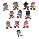Muñecos Colección Miniatura Yogo Liga 11 Jugadores De Fútbol
