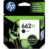 Cartucho De Tinta Hp 662xl Preto 