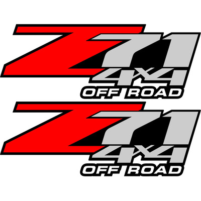 Stickers Calcomanias Para Z71 Off Road Mountain Batea Pickup | Envío gratis