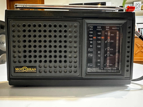 Rádio Antigo Fm-am Motobras- Motoradio