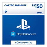 Gift Card Playstation Store 150 Reais Psn Br Para Ps4 E Ps5