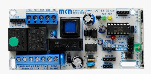 Placa Central Motor Mkn Lgt-st 110x50mm (básica) 