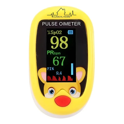 Oxímetro Pediátrico Digital Portátil Recargable Color Amarillo | Meses sin interés