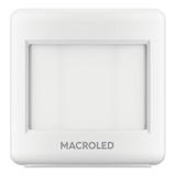Sensor De Movimiento Smart Pared Blanco 8m 110° Macroled