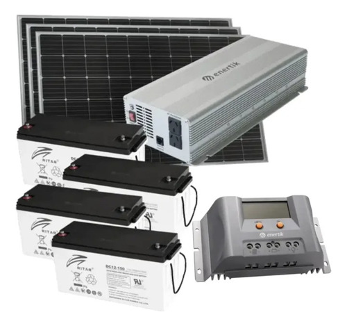 Kit Solar 1500w Off Grid Enertik