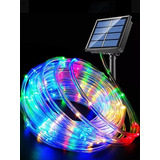 Manguera Led Solar 10m, Color A Elegir 