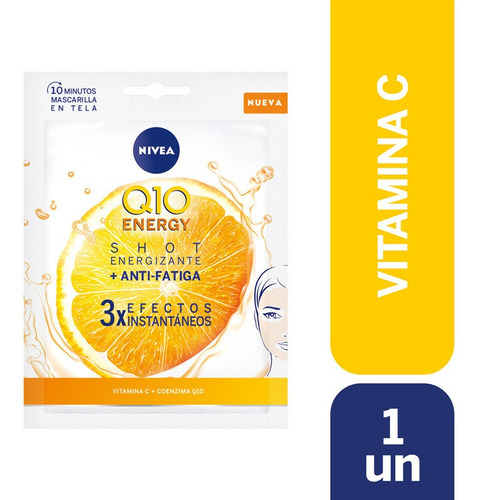 Nivea Q10 Energy Mascarilla En Tela