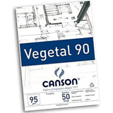 Bloco A3 Papel Vegetal 95gr Com 50 Fls