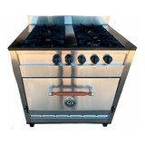 Cocina Industrial Pevi C4gef 4 Hornallas 85cm 