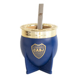 Mate Pampa Boca Juniors +bombilla + Packaging Exclusivo