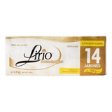 Jabón De Tocador Lirio Dermatológico 14 Pzas De 150 G C/u