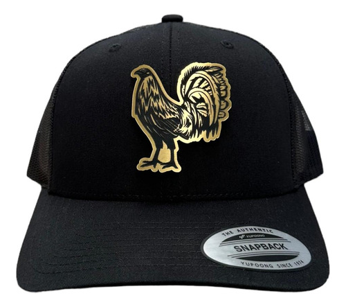 Gorra Gallo Placa Gold Trucker Yupoong Original