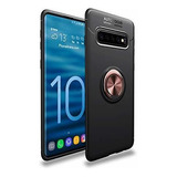 Para Samsung Galaxy S10 Funda Invisible Matal Anillo So...