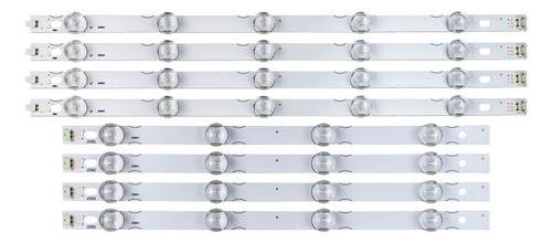 Kit 8 Barras De Led 39ln5400 39ln5700 39la6200 39ln549c