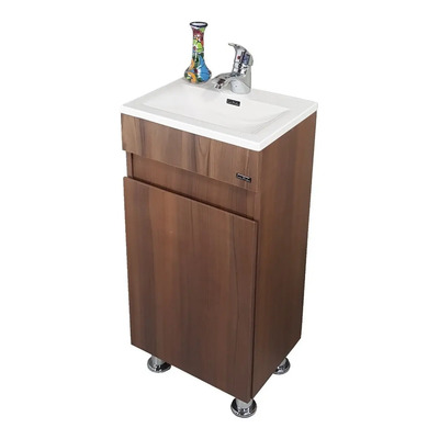 Gabinete Baño Lucas Malone Quad 40 Mármol Terracota 80x40x30cm | Meses sin interés