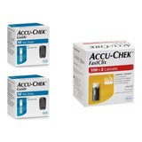 Tiras Reactivas Accu Chek Guide X 100 + 102 Lancetas Fasclix