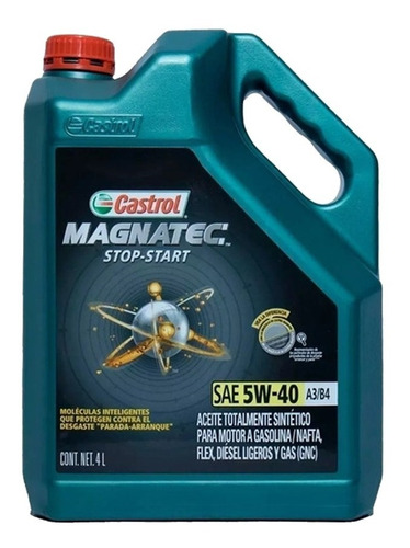 Aceite 5w40 Sintetico Castrol Magnatec Stop Star