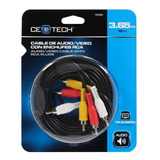  Pack 3 Cable De Audio/video Con Enchufes Rca, Mca. Ce Tech