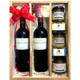 Pack Vinos Regalos Empresariales Caja Madera Angelica Zapata