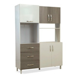 Mueble De Cocina 5 Puertas 3 Cajones Acapulco | Melamina