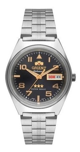Relógio Orient Automático Masculino Preto 469ss083f G2sx