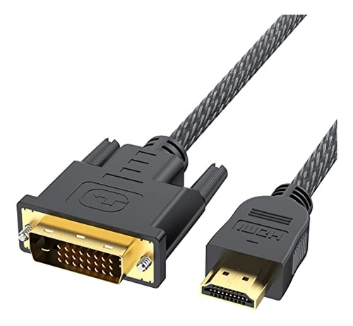 Cable Hdmi A Dvi De 6 Pies, Compatible Con Raspberry Pi, Rok