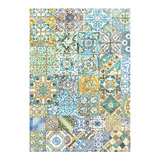 Stamperia Papel De Arroz A4 Blue Dream Tiles 4740